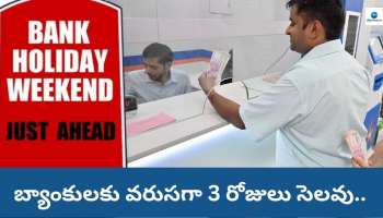 Bank Holidays: ఈ వారం బ్యాంకులకు వరుసగా 3 రోజులు సెలవు.. ఎప్పుడెప్పుడో ముందుగానే తెలుసుకోండి..