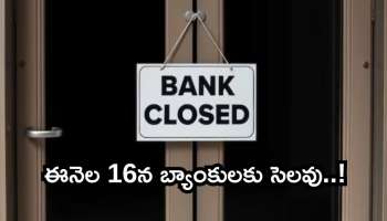 Banks Closed: ఈనెల 16న బ్యాంకులు బంద్‌..! కనుమ సందర్భంగా తెలుగు రాష్ట్రాల్లో ఆ సేవలు క్లోజ్‌..! 