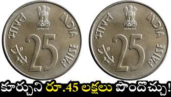 25 Paise Coin: ఈ పాత 25 పైసల నాణేలు ఉంటే చాలు.. ఇంట్లో కూర్చుని రూ.45 లక్షలు పొందొచ్చు.. ఎలాగంటే?