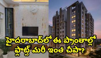 Plot For Sale Hyderabad: హైదరాబాద్‌లో ఈ ప్రాంతాల్లో ఫ్లాట్స్‌ మరీ ఇంత చీపా? 2BHK ప్లాట్స్‌ వెరీ చీప్‌..