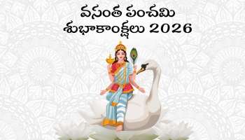 Happy Vasant Panchami 2026: తెలుగులో వసంత పంచమి శుభాకాంక్షలు.. HD ఫోటోస్‌, గ్రీటింగ్స్‌!