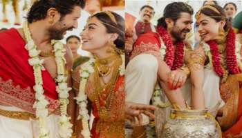 Vijay Devarakonda Rashmika Marriage Photos: ఒకరోజు ఆమెను నేను మిస్ అయ్యాను.. ప్రేమ కథ చెబుతూ పెళ్లి ఫోటోలు షేర్ చేసిన విజయ్ దేవరకొండ..!