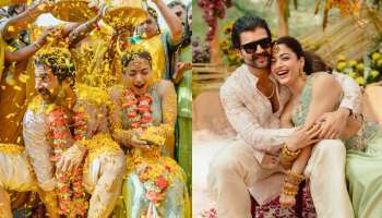 Virosh Couple: వావ్.. విజయ్ దేవరకొండ, రష్మిక మందన్నా హల్దీ ఫోటోస్‌కి నెటిజన్స్ ఫిదా..!