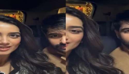 Ram Bhagyashri: అర్థరాత్రి ఫారెన్ వీధుల్లో కార్ లో.. రామ్, భాగ్యశ్రీ బోర్సే.. ప్రేమను కన్ఫామ్ చేసినట్టే..!