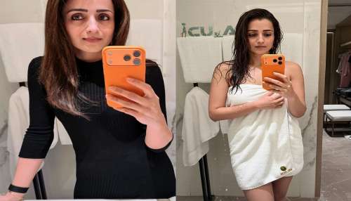 Trisha Bathroom Photos: మరోసారి త్రిష ప్రైవేట్ బాత్రూమ్ ఫొటోస్ లీక్…!