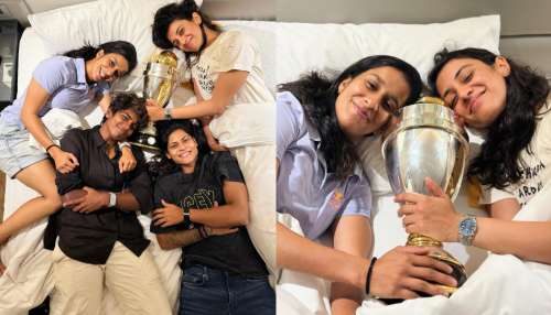 World Cup Trophy: ఇది కలనా?.. వరల్డ్ కప్‌తో నిద్రలేచిన ప్లేయర్లు, ఆసక్తికర పోస్ట్‌ వైరల్‌!