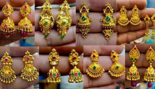 Gold Earrings: 30,000 లోపల రోజు వేసుకునే కమ్మలు.. అతి తక్కువ గ్రాములలో..!