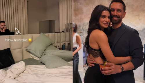 Samantha: బెడ్‌రూమ్ లో భర్త రాజ్.. ఏం చేస్తున్నారో చూడమంటూ ఫోటో షేర్ చేసిన సమంత..!