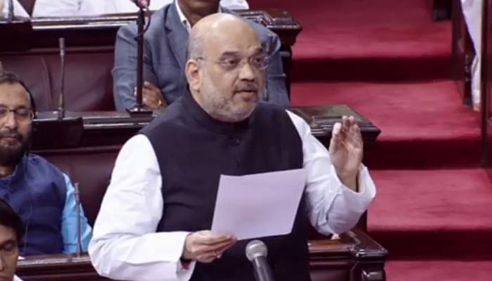 పార్లమెంట్లో తొలి ప్రసంగంలోనే కాంగ్రెస్కి కౌంటర్ ఇచ్చిన అమిత్ షా పార్లమెంట్లో తొలి ప్రసంగంలోనే కాంగ్రెస్కి కౌంటర్ ఇచ్చిన అమిత్ షా