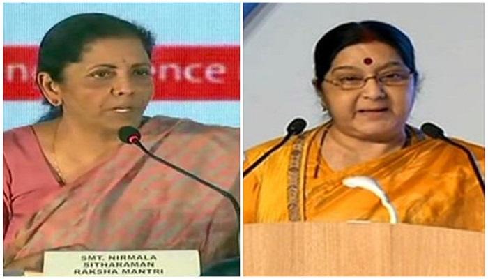 'ఉగ్ర దేశాలకు గట్టిగా బుద్ధిచెప్పాలి': సుష్మా స్వరాజ్, నిర్మలా సీతారామన్ 'ఉగ్ర దేశాలకు గట్టిగా బుద్ధిచెప్పాలి': సుష్మా స్వరాజ్, నిర్మలా సీతారామన్