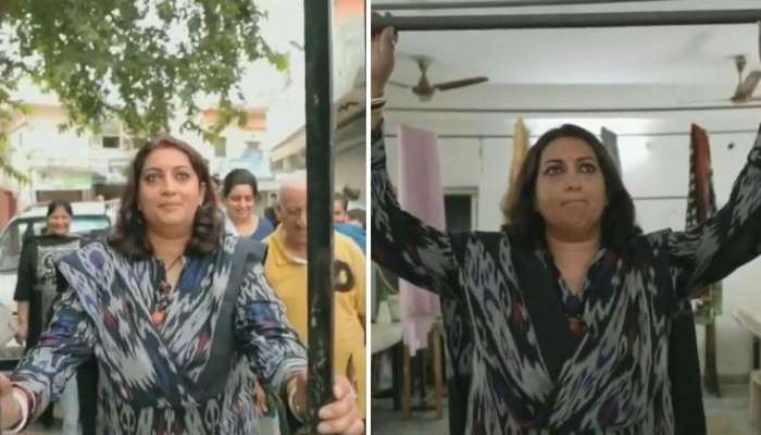 చిన్నప్పుడు గడిపిన ఇంటికి వెళ్లి.. కన్నీళ్ల పర్యంతమైన స్మృతి ఇరానీ