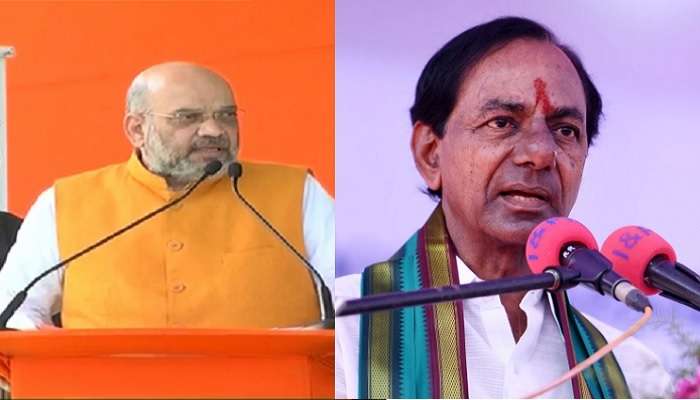 కేసీఆర్కి అసదుద్దీన్ ఓవైసీ అంటే భయం : తెలంగాణ ఎన్నికల ప్రచారంలో అమిత్ షా కేసీఆర్కి అసదుద్దీన్ ఓవైసీ అంటే భయం : తెలంగాణ ఎన్నికల ప్రచారంలో అమిత్ షా