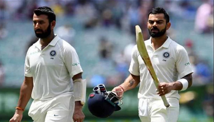 India Vs Australia: రెండో ఇన్నింగ్ లో కోహ్లీసేన ఫ్లాప్ షో; కోహ్లీ,పుజారా డౌకౌట్