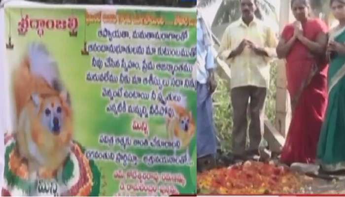 వీడదీయ లేని బంధం; శునకం పెద్ద కర్మ చేసి ఊరంతా పిలిచిన దంపతులు !! వీడదీయ లేని బంధం; శునకం పెద్ద కర్మ చేసి ఊరంతా పిలిచిన దంపతులు !!