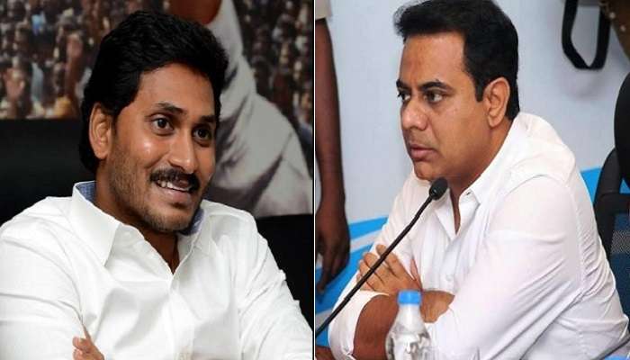 జగన్ తో కేటీఆర్ భేటీ : ఫెడరల్ ఫ్రంట్, రిటర్న్ గిఫ్ట్ పై చర్చ జగన్ తో కేటీఆర్ భేటీ : ఫెడరల్ ఫ్రంట్, రిటర్న్ గిఫ్ట్ పై చర్చ