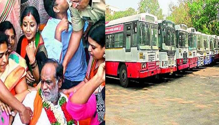 తెలంగాణలో కొనసాగుతున్న బంద్; స్తంభించిన రవాణా వ్యవస్థ తెలంగాణలో కొనసాగుతున్న బంద్; స్తంభించిన రవాణా వ్యవస్థ