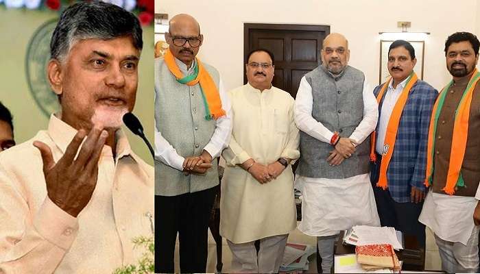 టీడీపి ఎంపీలు బీజేపిలో చేరడంపై చంద్రబాబు స్పందన టీడీపి ఎంపీలు బీజేపిలో చేరడంపై చంద్రబాబు స్పందన