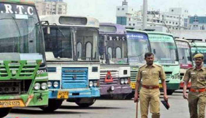 ఆర్టీసీ డిపోల వద్ద 144 సెక్షన్ అమలు !! ఆర్టీసీ డిపోల వద్ద 144 సెక్షన్ అమలు !!