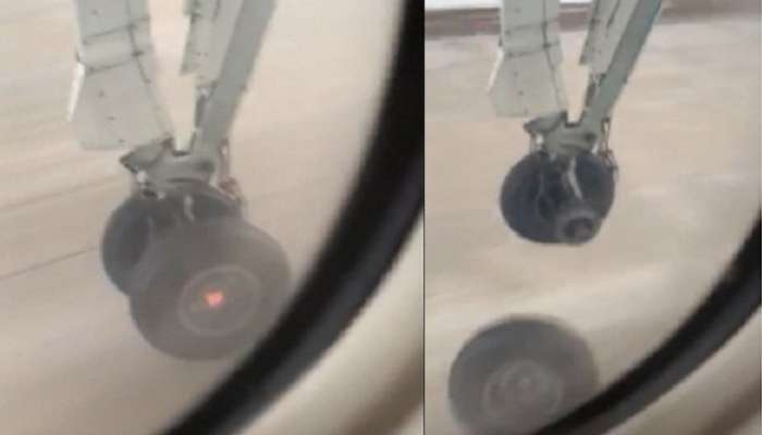 Canada plane lost wheel while take off : విమానం గాలిలో..- చక్రం నేలపై..