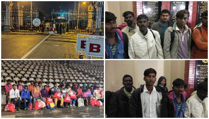 Pakistan handover AP fishermen to BSF: పాక్ చెర నుంచి క్షేమంగా తిరిగొచ్చిన ఏపీ జాలర్లు Pakistan handover AP fishermen to BSF: పాక్ చెర నుంచి క్షేమంగా తిరిగొచ్చిన ఏపీ జాలర్లు