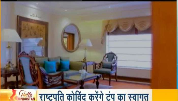What is the cost of Delhi hotel suite where Donald Trump stayed in India`s visit