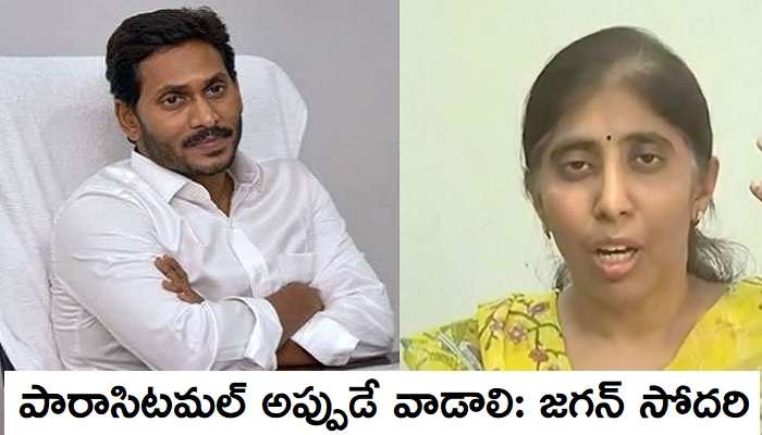 ‘పారాసిటమల్’పై స్పందించిన వైఎస్ జగన్ సోదరి డా. సునీతా రెడ్డి ‘పారాసిటమల్’పై స్పందించిన వైఎస్ జగన్ సోదరి డా. సునీతా రెడ్డి
