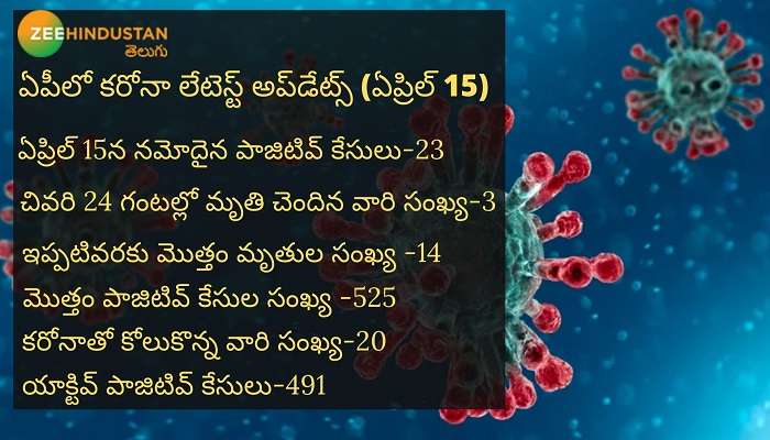 Coronavirus in AP: ఏపీలో కొత్తగా 23 కరోనా కేసులు, ముగ్గురు మృతి!