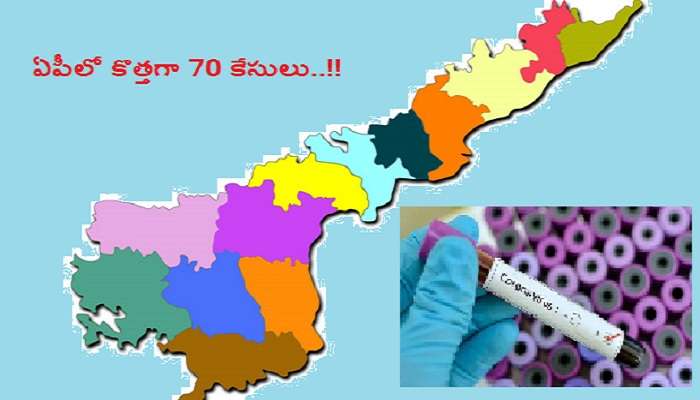 ఏపీలో కొత్తగా 70 కేసులు..!!