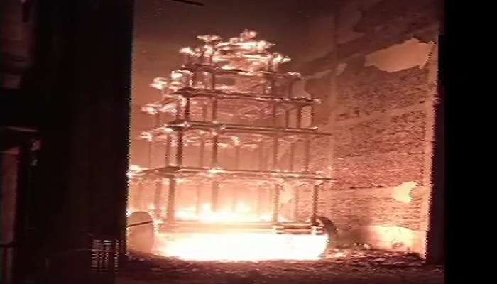 Chariot Fire Accident: అంతర్వేది ఆలయంలో రథం దగ్ధం