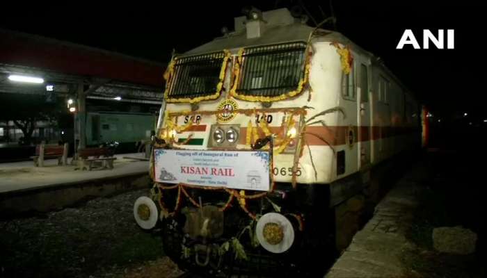 Kisan Rail: అనంతపురం నుంచి ఢిల్లీ చేరిన తొలి కిసాన్ రైలు