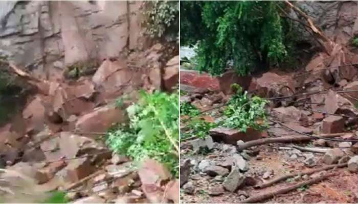 Vijayawada Landslide: ఇంద్రకీలాద్రిపై విరిగిపడ్డ కొండ చరియలు Vijayawada Landslide: ఇంద్రకీలాద్రిపై విరిగిపడ్డ కొండ చరియలు