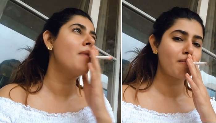 Ashima Narwal smoking video: స్మోకింగ్ చేస్తూ బాలయ్య బాబు డైలాగ్ చెప్పిన హీరోయిన్