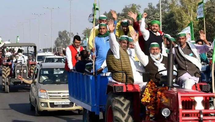 Farmers protest