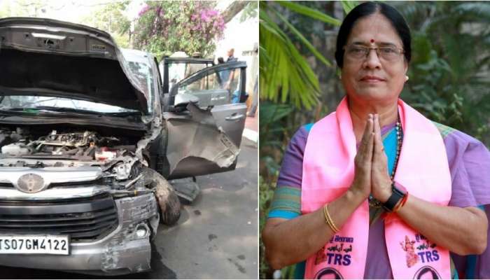 Surabhi Vani Devi Car Accident: టీఆర్ఎస్ ఎమ్మెల్సీ సురభి వాణీ దేవి కారుకు ప్రమాదం