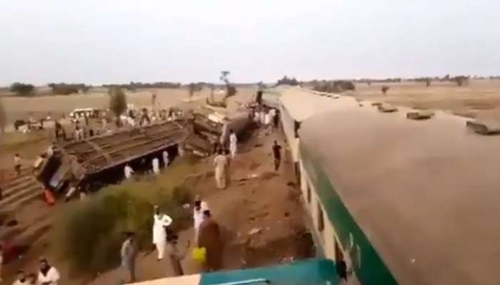 Pakistan Train Accident: పాకిస్తాన్‌లో ఘోర రైలు ప్రమాదం, 30 మందికి పైగా మృతి