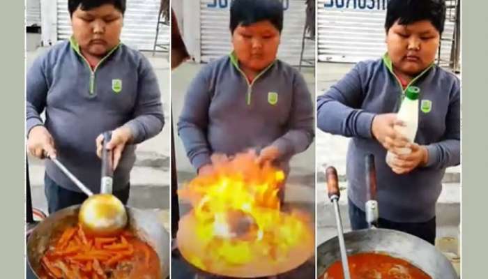 Chilli potato making video: చిల్లి పొటాటో చేయడంలో ఎవరైనా ఈ బుడ్డోడి తర్వాతేనట!