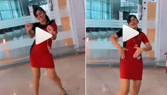 Air hostess dance Viral Videos: స్పైస్ జెట్ ఎయిర్ హోస్టెస్ డ్యాన్స్ వైరల్ వీడియో