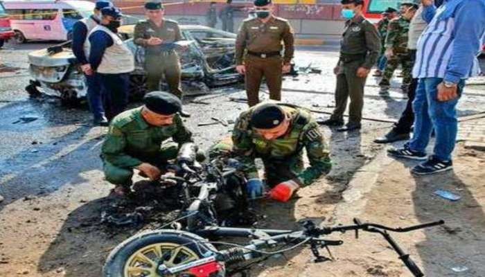 Motorcycle explosion in Iraq: ఇరాక్ లో విషాదం.. బైక్ పేలిన ఘటనలో నలుగురు సజీవదహనం..