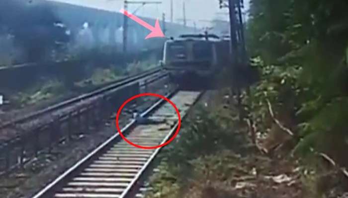 Train Viral News: ఓ వైపు వేగంగా రైలు దూసుకొస్తోంది.. పట్టాలపై పడుకున్నాడు.. ఏం జరిగింది?
