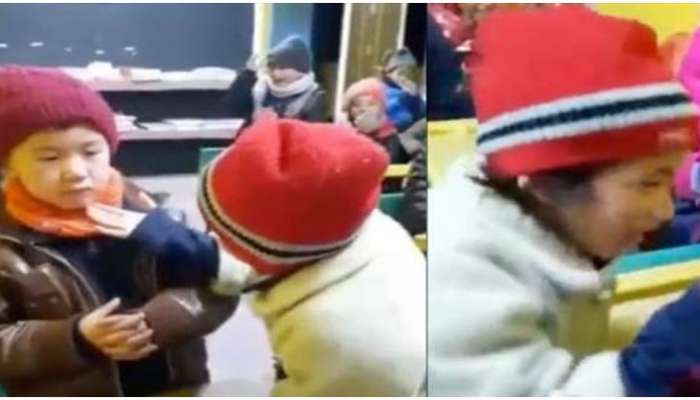 Viral Video: గుండెలు పిండేసిందిగా.. హోమ్ సిక్‌లో ఉన్న అబ్బాయిని ఓదార్చుతున్న అమ్మాయి!