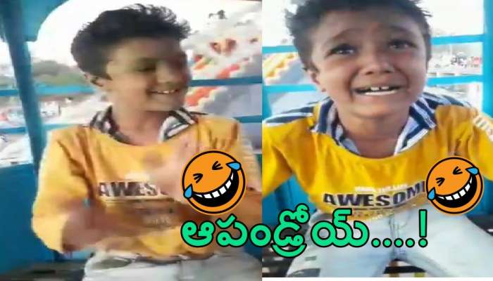 Funny Video: జాయింట్ వీల్​ ఎక్కిన ఆ బుడ్డోడు ఏం చేశాడో చూస్తే నవ్వాపుకోలేరు