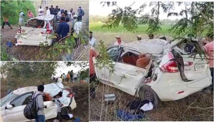 Huzurabad Road Accident: హుజురాబాద్‌లో రోడ్డు ప్రమాదం.. ఇద్దరు మృతి, నలుగురి పరిస్థితి విషమం..!