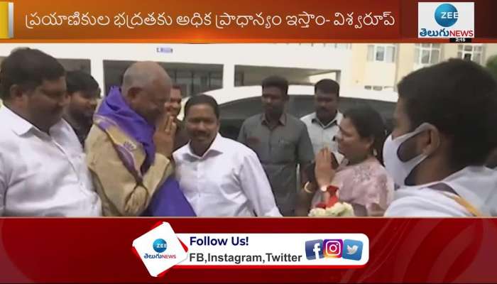 AP Minister Vishwaroop takes charge of AP transport minister post