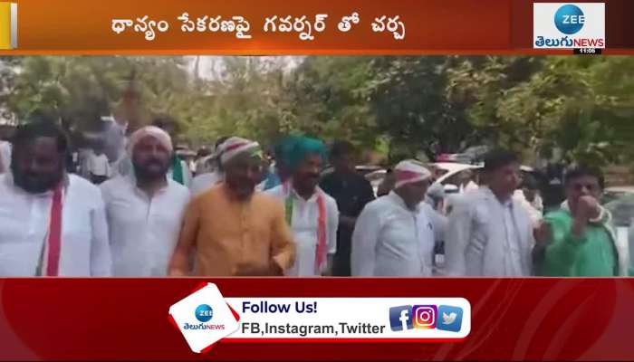 Telangana congress protests against Telangana govt over issues