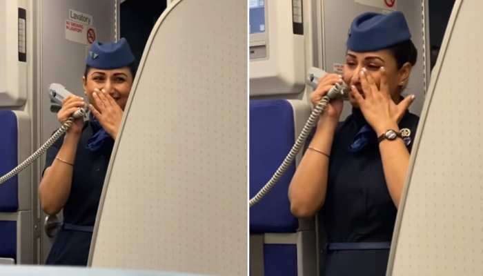 Indigo Air Hostess Surabhi: ఎయిర్ హోస్టెస్ కన్నీటి వీడ్కోలు...విమానంలో ప్రయాణికులు భావోద్వేగం..!!  