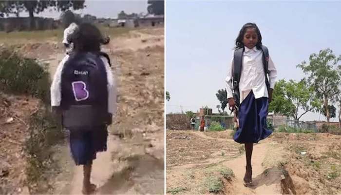 Bihar Girl Walks To School: ఒంటికాలితో కిలోమీటరు దూరంలో ఉన్న పాఠశాలకు బాలిక..నెట్టింట వైరల్‌ అవుతున్న వీడియో..!!