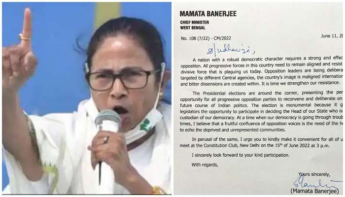Mamata letter to oppositions: మనమంతా ఏకమవుదాం..విపక్ష నేతలకు మమతా బెనర్జీ పిలుపు..!