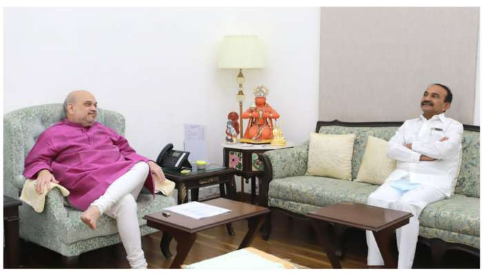 Etela Meet to Amith shah: అమిత్ షాతో ఈటల రాజేందర్ భేటీ..త్వరలో కీలక పార్టీ పదవి..!