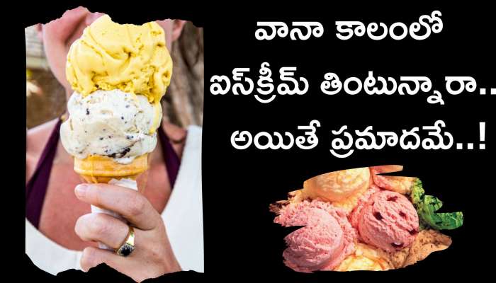 Ice Cream: వానా కాలంలో ఐస్‌క్రీమ్‌ తినే అలవాటు ఉందా.. అయితే ప్రమాదమే..!
