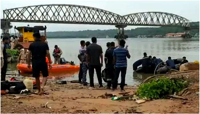 Goa Zuari River Accident: గోవాలో నదిలోకి దూసుకెళ్లిన కారు..నలుగురు జల సమాధి..!